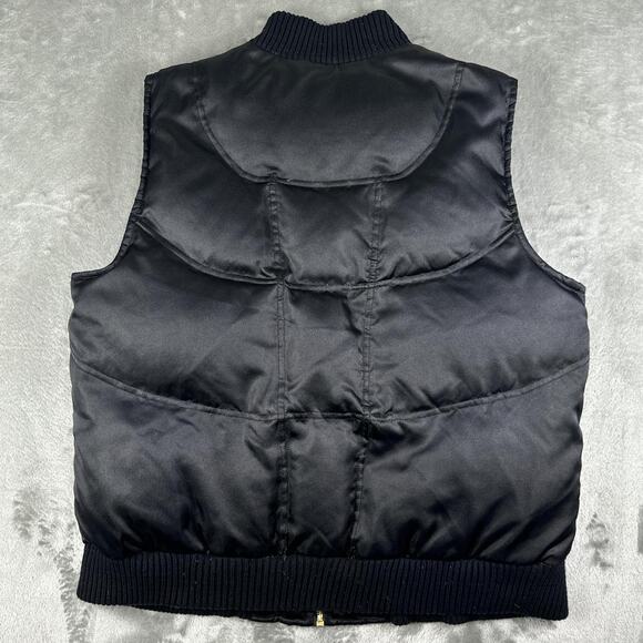 Style & Co. Sport Black Duck Down Filled Women's Puffer Vest Size Large - Picture 2 of 5